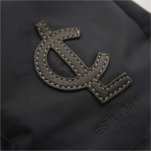 COACH LEATHERWARE CL Black Soft Nylon Duffle Bag M04 M-6464 - Picture 9 of 13